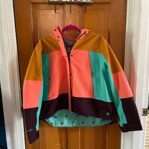 Eddie Bauer x Karla waterproof jacket 2x